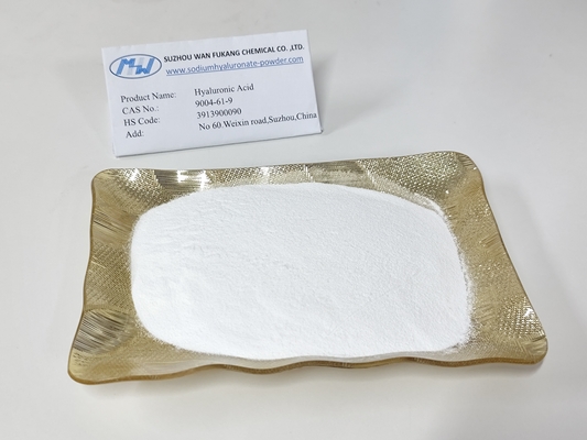 High Purity White Eye Drop Grade Hyaluronic Acid Powder 100g Minimum Order